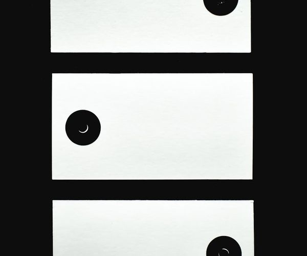 Abstract Zen circle representing visual clarity and balance